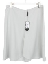 Emporio Armani Rock Damen US 46 Halb Gefuttert Shorts Grau Zip Freizeit