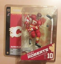 NHL McFarlane Gary Roberts variant Calgary Flames Trikot rot selten