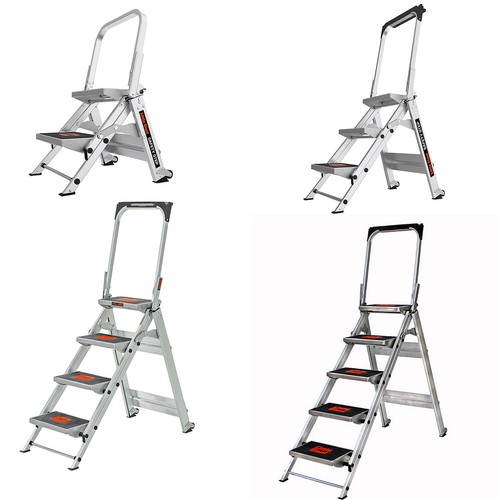 Klapptrittleiter aluminium - klapptrittleiter, 2