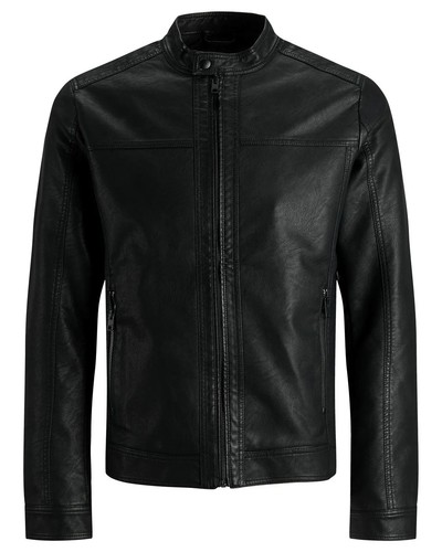 Jack jones kunstleder jacke - jack,