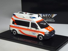 (KI-07-40) Neo Scale Models 45454 VW T5 RTW Rotes Kreuz in 1:43 in OVP, Rarität