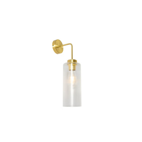 Art deco wandleuchte - gold, mit