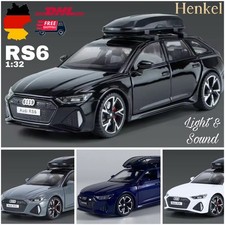 1:32 Audi RS6-Modellauto Model Car with Light and Features