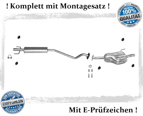 Auspuffanlage für opel astra - für,