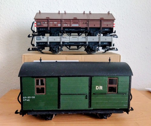 Lgb güterwagen packwagen - lgb, güterwagen+packwagen