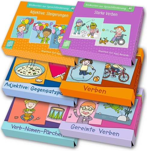 Großes paket bildkarten - -,