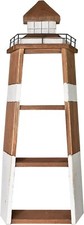 Wood Lighthouse Shelf Wall