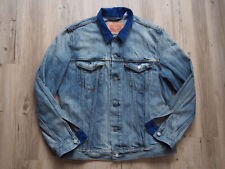 Levis Type 3 SLIM TRUCKER JACKET GR. XL MIT BLAUEM KORDKRAGEN