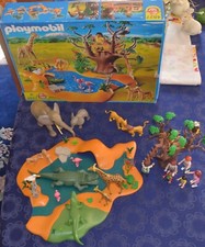 Playmobil Safari/Wasserstelle 4827, fast komplett+ OVP+Anleitung+Zusatzartikel