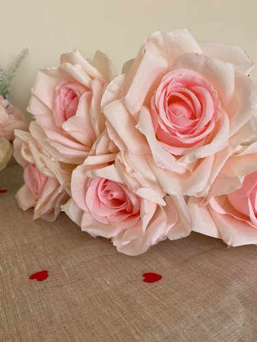 Stück set seidene - 5, rosen