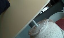 *Leola* Lampe/Leuchte Keramik/Holz, Weiß, 76-78 cm hoch,ohne Schirm,Top Qualität