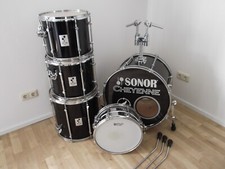 SONOR FORCE 2000 Schwarz  13/14/16/22" Toms  6,5x14" Snare Kessel-Kit