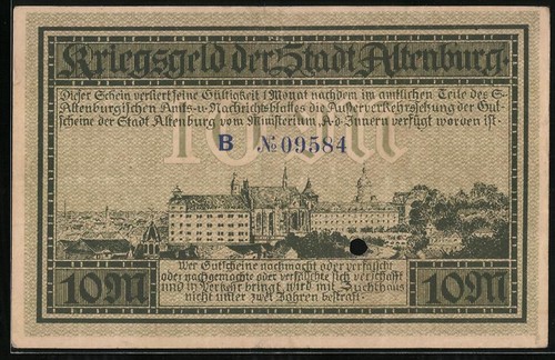 Notgeld altenburg a - /s., 1918