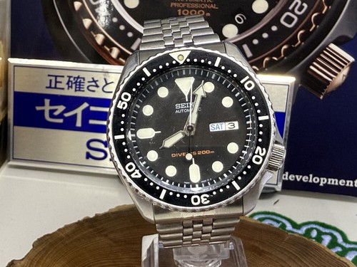 Seiko schwarze herrenuhr - seiko,