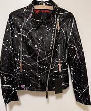 Philipp plein damen lederjacke - damen,