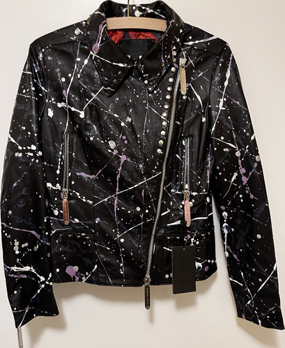 Philipp plein damen lederjacke - damen,