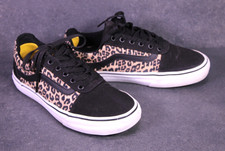 Vans Ward Unisex Sneaker Skaterschuhe schwarz Leopard Gr. 38,5 Leder BC1901