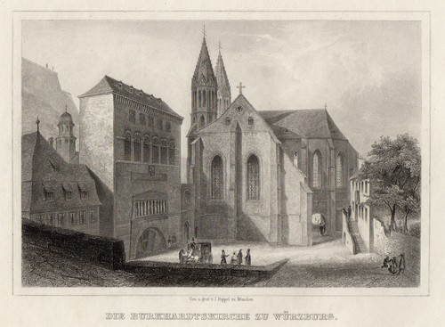 Würzburg burghardtskirche - würzburg,