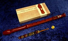 Schönes HOHNER Tenor-Blockflöten-SET, Klappe, deut. Griffw., satter Klang!