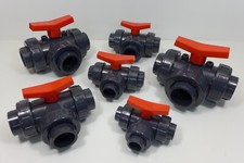 PVC-U 3-Wege Hahn Kugelhahn