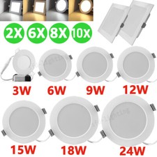 LED Einbaustrahler 230V Flach Einbau Spots Panel Einbauleuchten Deckenleuchte