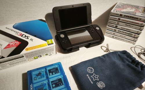 Nintendo 3ds blau - blau, schwarz