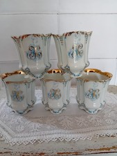 5x Prunktasse Tasse Porzellan