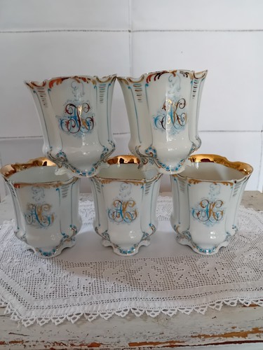 Prunktasse tasse porzellan - 5x,