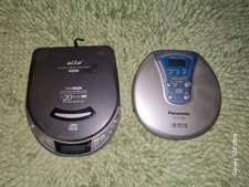 2x Discman Tragbarer CD- Player Panasonic Elta Defekt
