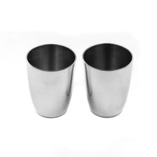 2 Schnapsbecher Silberbecher