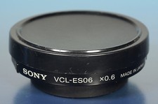 Sony Vorsatzlinse VCL-ES06  x0,6  Weitwinkel  Klemm 48 A  clamp - (41344)