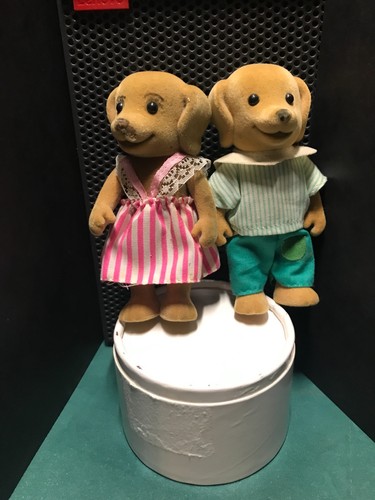 Vintage sylvanian hundefamilie - vintage,