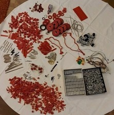 Fischertechnik  Mechanik Konvolut, Achsen, Zahnräder, Bausteine, Getriebe 