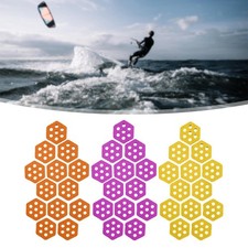 12 Stück Hexagon Surfboard Pads für Skimboarding Kiteboards Shortboards