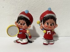 Monchhichi Figuren - ca. 6cm - Sekiguchi Japan 1979 - Trommel Kapelle