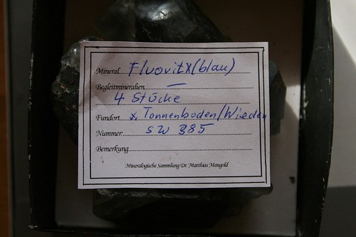 Blauer fluorit grube - fluorit, ,