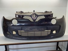 Renault Twingo 3 BC Bj.2019 Stossfänger Vorne Schwarz Foliert Lippe Defekt C-Tei