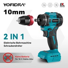 2IN1Akku Schraubendreher Bohrschrauber Bohrmaschine Akkuschrauber Für Makita 18V
