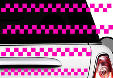 Aufkleber Karomuster Race