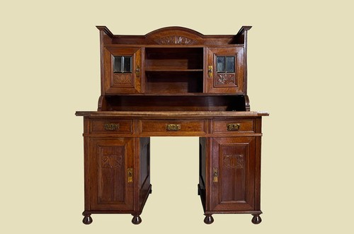 Schreibtisch antik jugendstil - schreibtisch,
