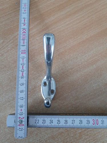 Vintage kleiderhaken aluminium - vintage,