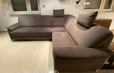Ecksofa L-Form in Braun