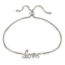Sterling Silber LOVE Armband
