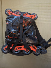 Oxelo Inline Skates Größe 43 + Rucksack mit Regenschutz – Top Zustand