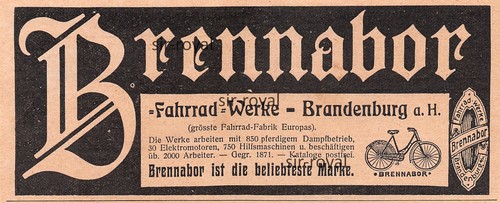 Brennabor fahrrad fabrik - brennabor,