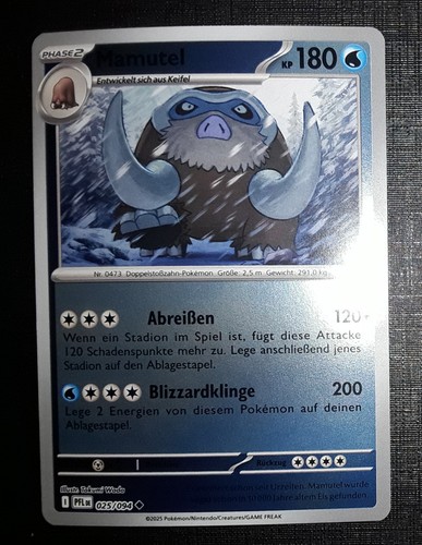 Pokemon mamutel 025 094 - pokemon, 025/094