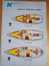 Neptun Yachten - Prospekt - Segelyacht N25, N27, N29 - Preisliste 2003