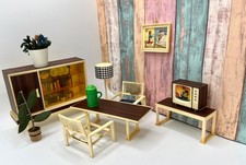 Puppenmöbel Wohnzimmer Crailsheimer? 50/60er Jahre Vintage