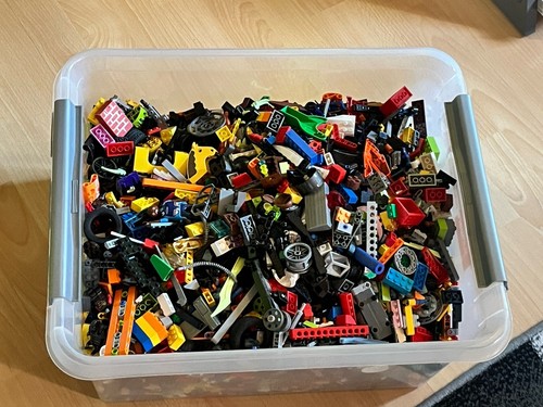 9kg lego incl kiste - incl., legosets