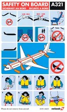 Safety Card / Swiss / Airbus